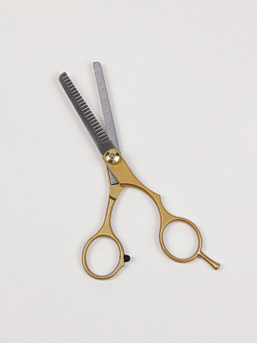 1入組剪髮剪刀，1入組不銹鋼剪髮工具/套件，用於沙龍剪髮，用於個人使用和理髮師使用髮型設計 - 彩色 - 查看 1