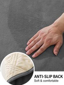 1 chiếc khăn sofa chống thấm nước - Xám - Xem 3