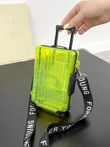 Túi Crossbody Nữ màu trơn Có thể điều chỉnh được Mốt - Màu vàng - Xem 1