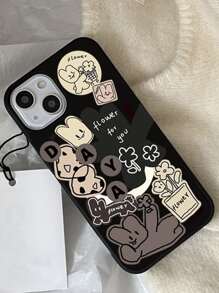 Cartoon Graphic Phone Case Compatible With iPhone15/15Plus/15Pro/15Promax - Multicolor - View 4