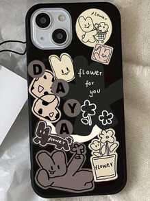 Cartoon Graphic Phone Case Compatible With iPhone15/15Plus/15Pro/15Promax - Multicolor - View 5