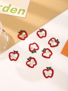 8 cái kẹp tóc thiết kế Apple - Nhiều màu - Xem 2