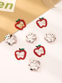8 cái kẹp tóc thiết kế Apple - Nhiều màu - Xem 3
