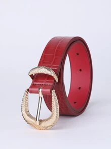 Thắt lưng dập nổi cá sấu - Nhiều màu - Xem 1