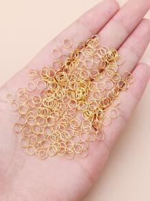 200入組/套DIY圓形 - 金黃色 - 查看 4