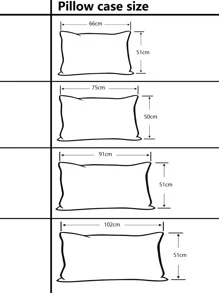 1pc Soft And Breathable Ice Silk Satin Pillowcase In Aqua Blue - Violet Purple - View 2