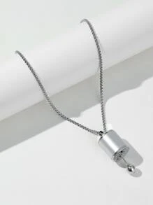 男士齒輪吊墜項鏈