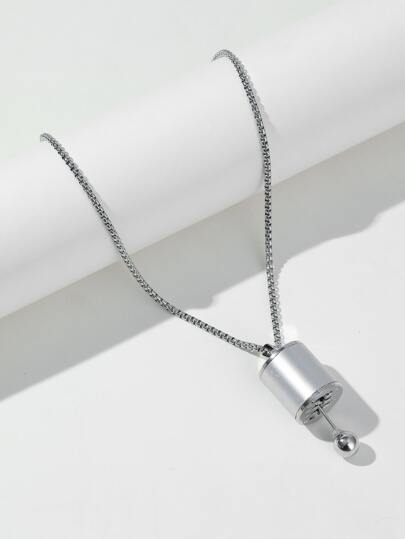 男士齒輪吊墜項鏈