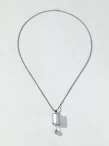 男士齒輪吊墜項鏈