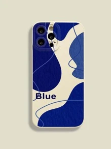 Letter Graphic Phone Case - Multicolor - View 1