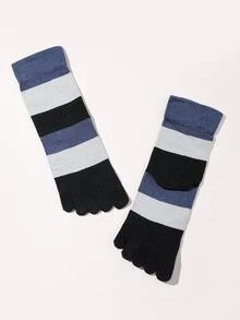Color Block Toe Socks - Multicolor - View 2