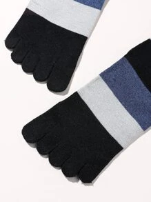 Color Block Toe Socks - Multicolor - View 3