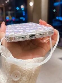 蝴蝶樣式手機殼附帶繩子 - 彩色 - 查看 3