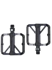 WEST BIKING 2pcs Aluminum Alloy Bicycle Pedal - Black - View 2