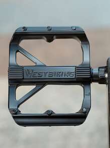 WEST BIKING 2pcs Aluminum Alloy Bicycle Pedal - Black - View 7