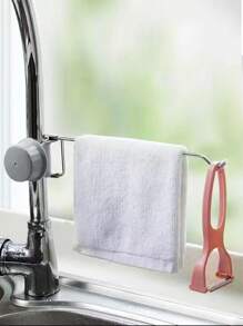 1pc effen kleur kraanrek - Zilver - Bekijken 3