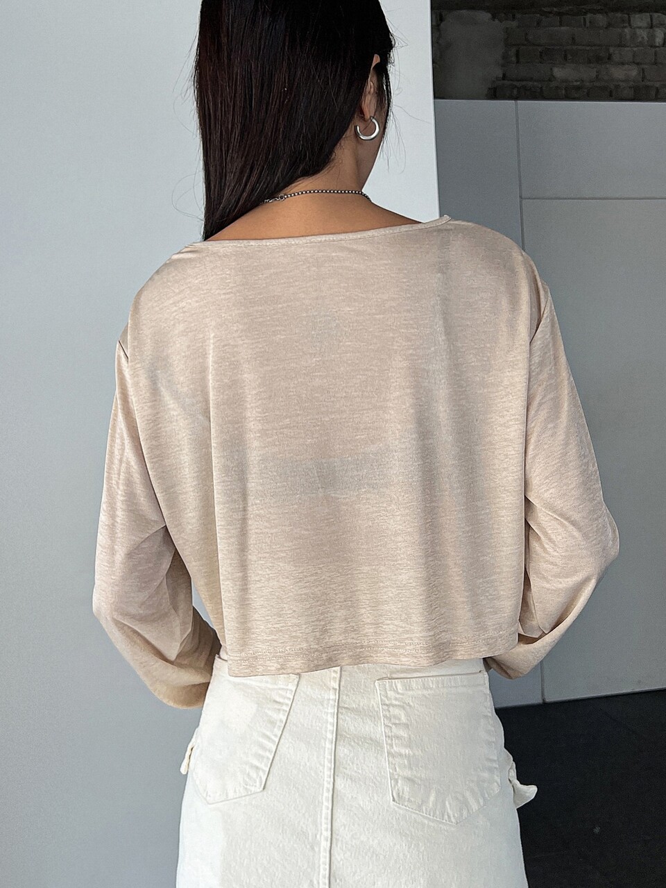 Letter Graphic Drop Shoulder Tee