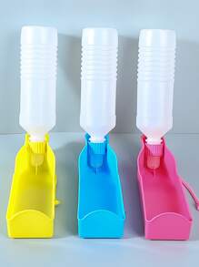 1pc Portable Random Pet Drinking Fountain - Multicolor - View 3