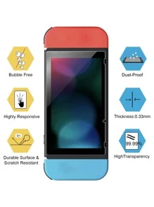 2pcs Switch Screen Protector, Premium Tempered Glass Film