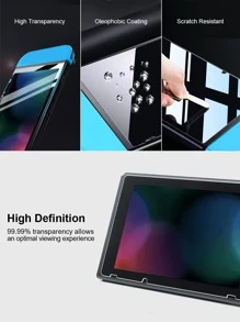 2pcs Switch Screen Protector, Premium Tempered Glass Film