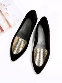 Giày bệt Nữ Khối Màu Đúng mốt - Nhiều màu - Xem 7