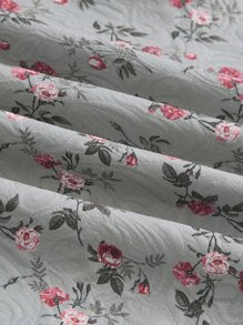 SHEIN MOD Ditsy Floral Print Cami Dress - Mint Green - View 3