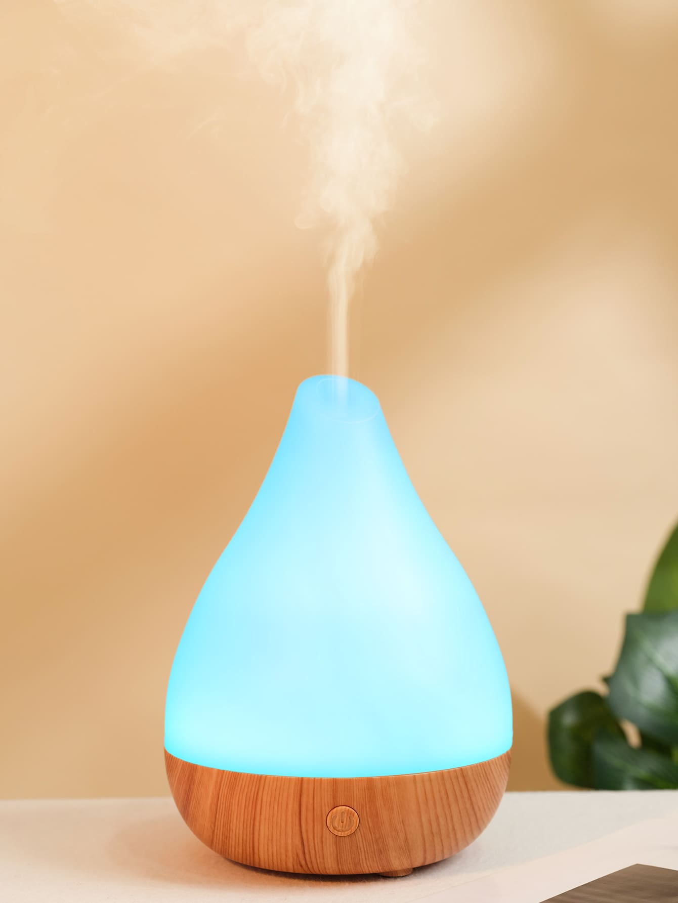 ellestfun 1 pieza Difusor de aceites esenciales ultrasónico de 7 modos de color - Blanco - Ver 1