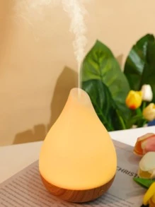 ellestfun 1 pieza Difusor de aceites esenciales ultrasónico de 7 modos de color - Blanco - Ver 2