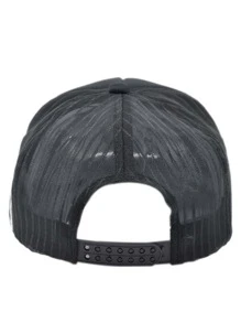 Letter Embroidered Baseball Cap - Black - View 2