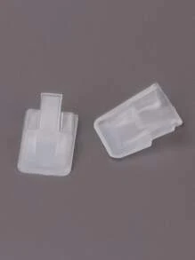 1pc Clear Foldable Ring Display Rack - Clear - View 5