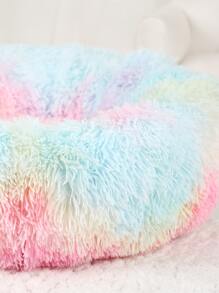 1 Miếng Sang trọng Cầu vồng Màu sắc Ấm áp & Thoáng khí Tất cả các mùa Giường thú cưng , Thích hợp Đối với Nhỏ/Trung bình/Lớn Chó Và Mèo - Nhiều màu - Xem 6