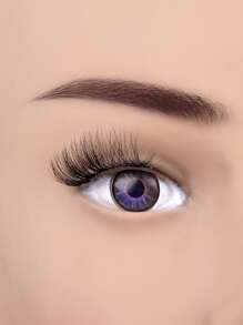 Homaylash Hàng Mi Giả 7 Đôi Giả Chồn Hàng Mi Wispy Rõ Ràng Ban Nhạc Dài Tự Nhiên Lông Mi Giả Tặng Cho Nữ & Bé Gái - màu đen - Xem 2