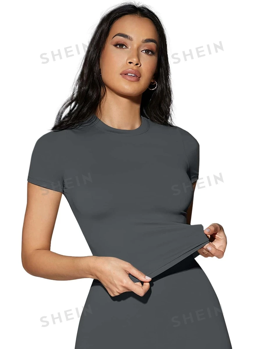 Silquee Camiseta ajustada unicolor