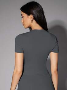 Silquee Camiseta ajustada unicolor