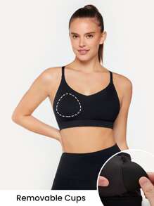 GLOWMODE FeatherFit™ Convertible Strap Sports Bra Fall Winter