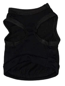 1pc Letter Graphic Pet Tank - Black - View 2