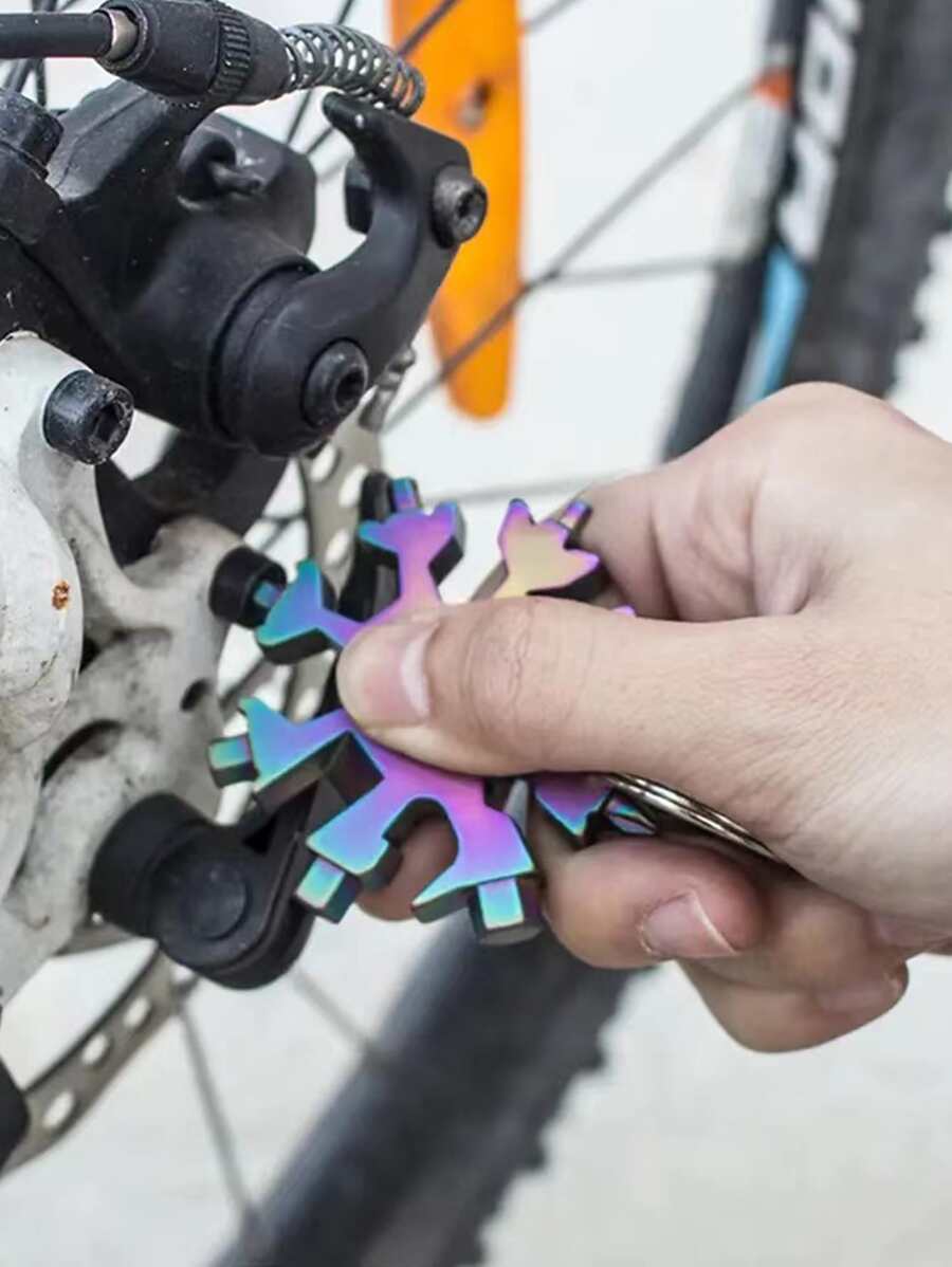 1pc Snowflake Design Motorcycle Wrench