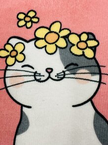 1入組可愛粉色貓咪造型地毯 - 彩色 - 查看 5