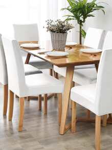 1pc Plain Stretchy Chair Slipcover