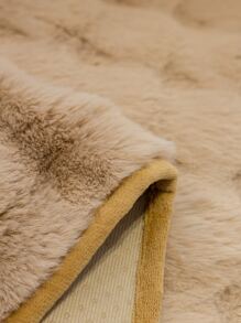 1入組加厚毛絨沙發墊冬季四季通用防滑沙發套防塵可水洗 - 卡其色 - 查看 1