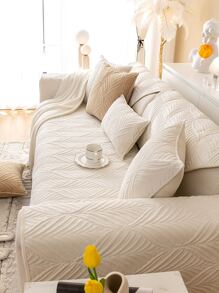 1 szt. Kołdra Sofa Ręcznik - Beżowy - Zobacz 8