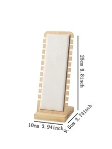 1 pieza Estante de almacenamiento de joya de madera - Multicolor - Ver 3