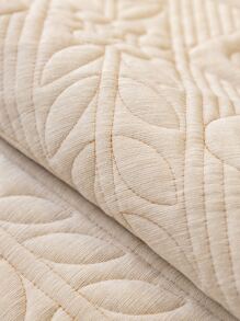 1 chiếc khăn sofa Jacquard hình học - Màu be - Xem 6