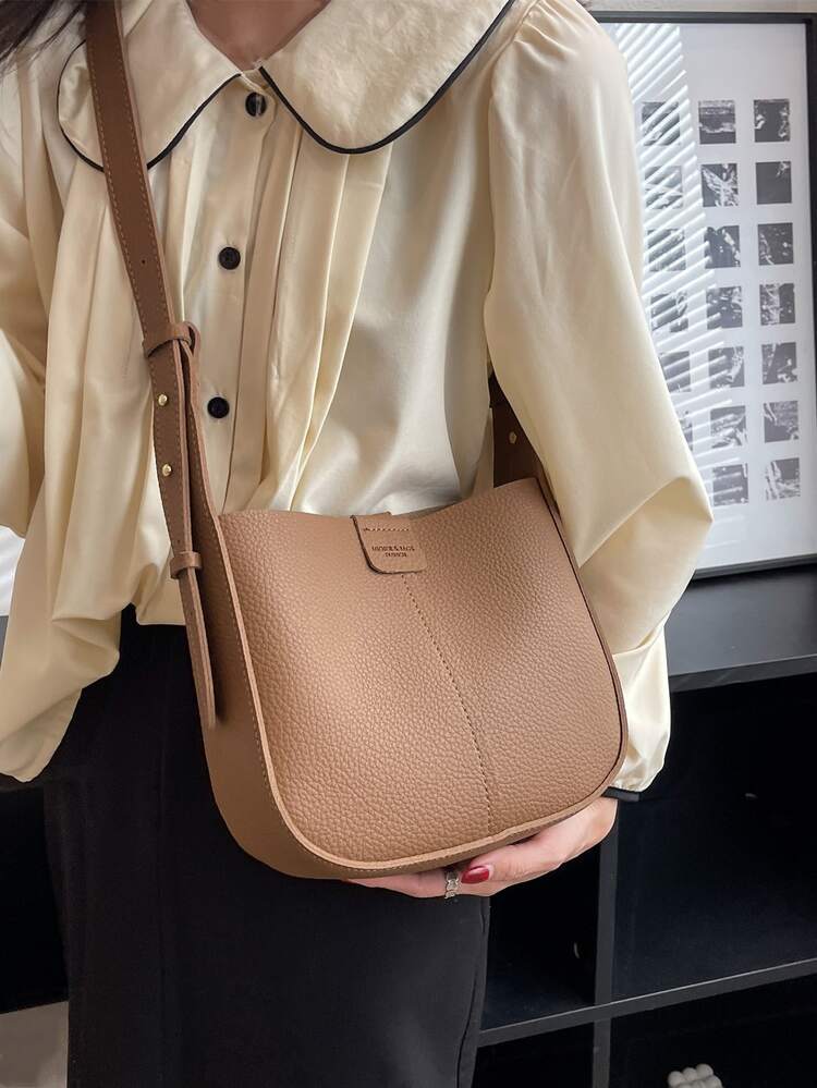 Túi Crossbody Nữ Có thể điều chỉnh được - màu nâu - Xem 1