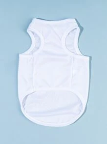 PETSIN Valentine's Day 1pc Heart & Slogan Graphic Pet Tank