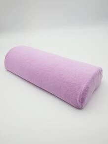 Soft Nail Art Cushion Hand Rest Pillow Half Column Nail Art Design Manicure Table Mat Arm Wrist Hand Rest Sponge Armrest Salon Hand Pillow Holder Purple - Purple - View 3