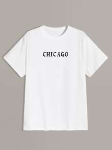 Manfinity Roghcode Men Hands And Slogan Graphic Tee - White - View 2