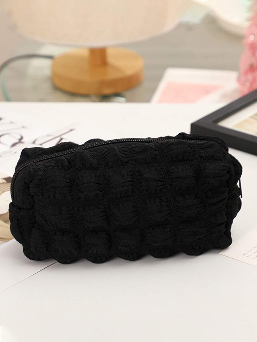 Túi bút chì trơn 1 cái - màu đen - Xem 1