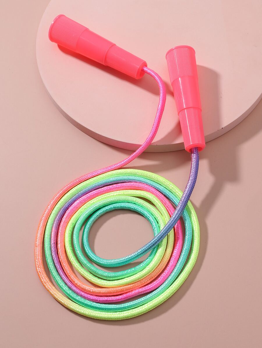 1pc Ombre Skipping Jump Rope Gym Accessories - Pink - View 1