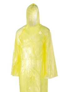 1pc Random Color Clear Portable Raincoat, Disposable Raincard For Outdoor Travel - Multicolor - View 8